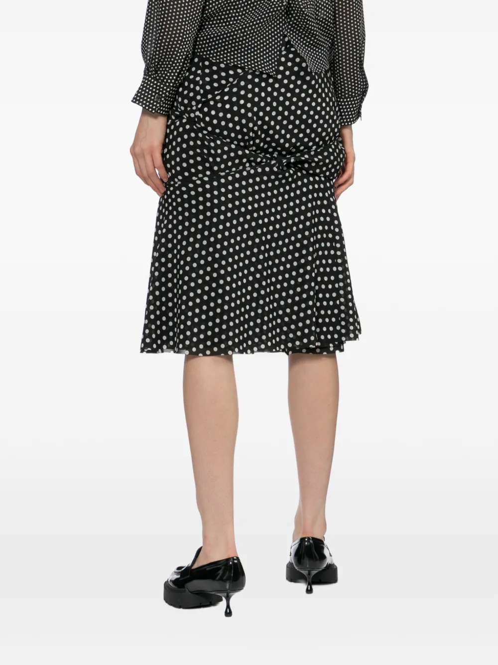 Junya Watanabe Rok met stippen Zwart