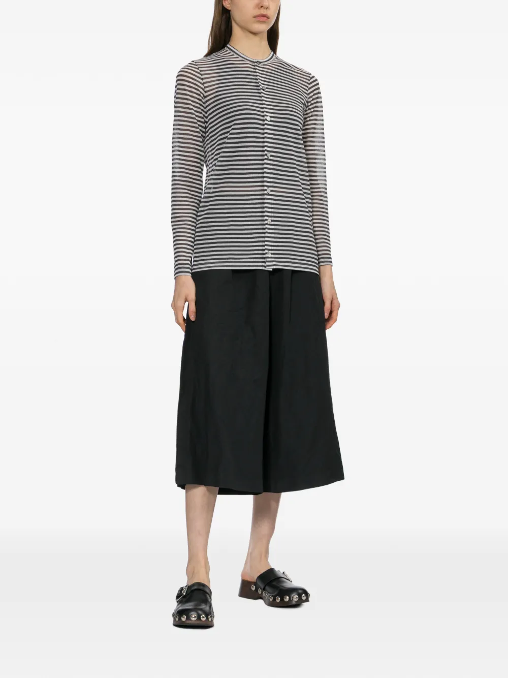 Junya Watanabe Gestreept vest Zwart