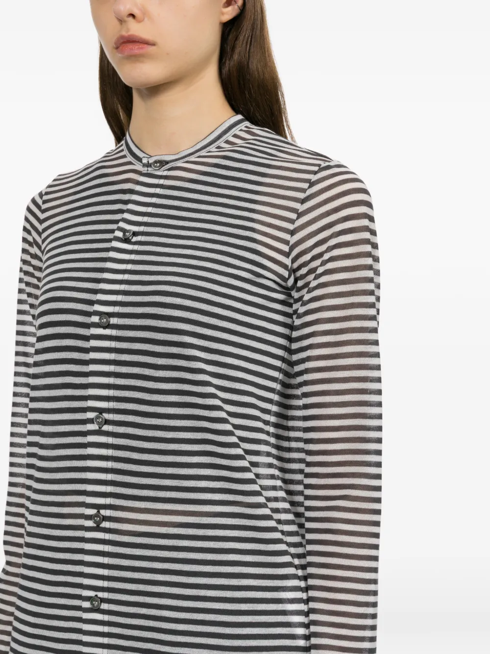 Junya Watanabe Gestreept vest Zwart