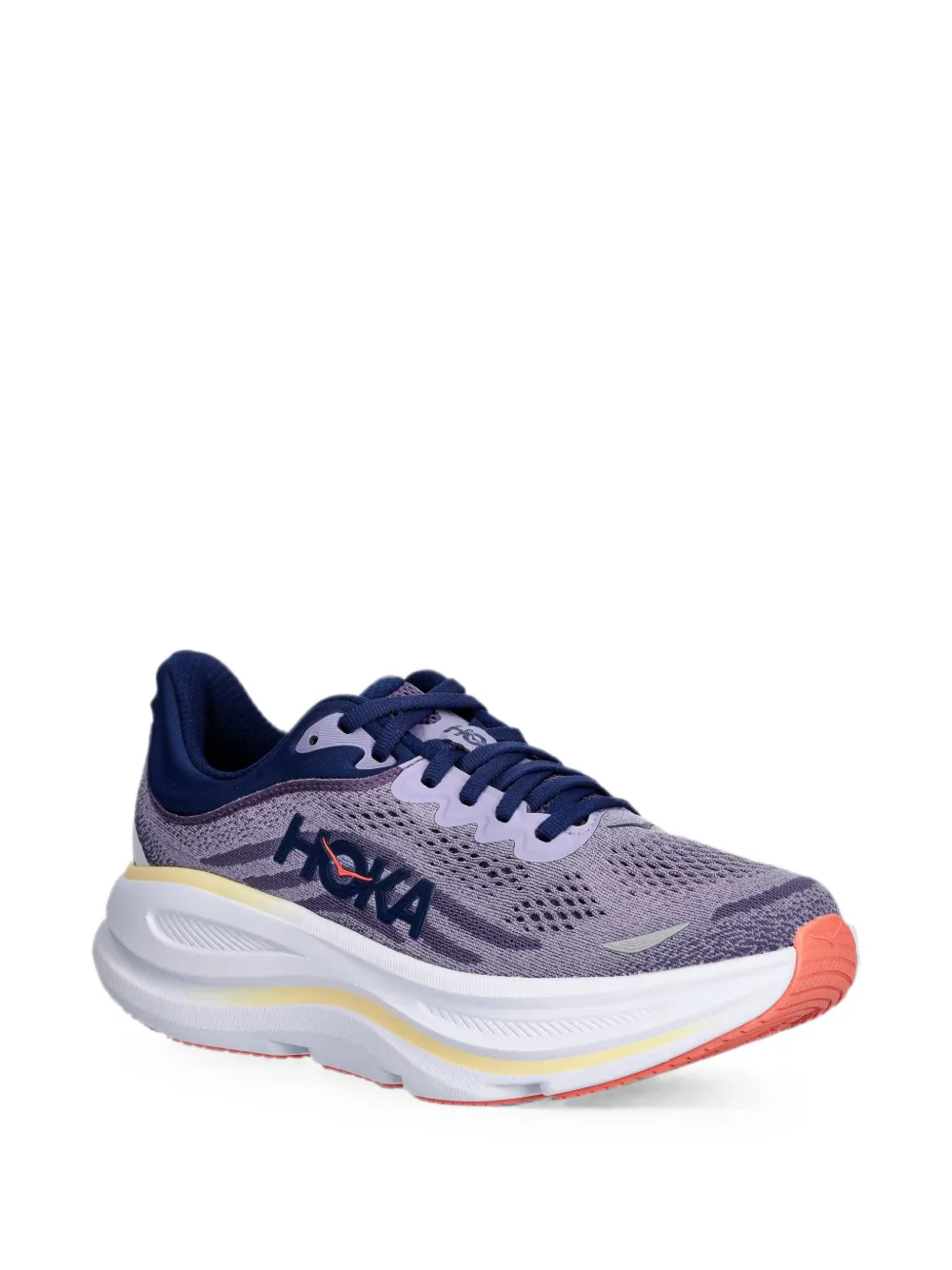 HOKA Bondi 9 mesh sneakers Paars