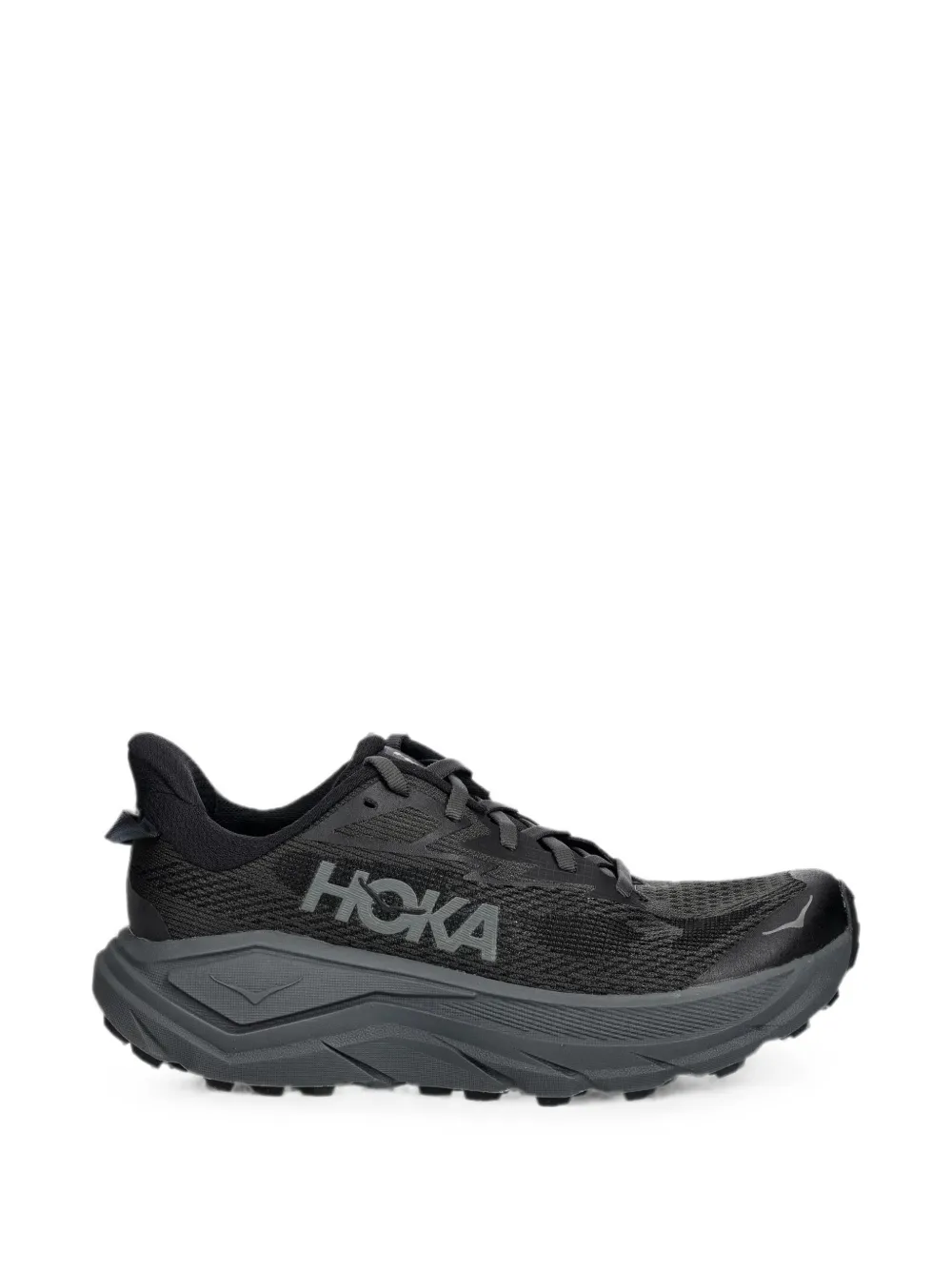 HOKA Challenger 8 logo-print mesh sneakers Zwart
