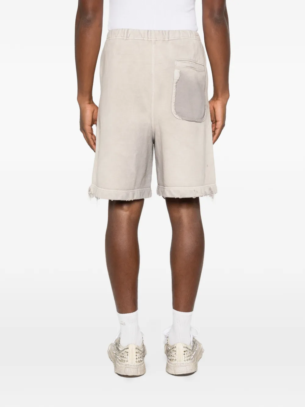 Maison MIHARA YASUHIRO Gerafelde shorts Beige