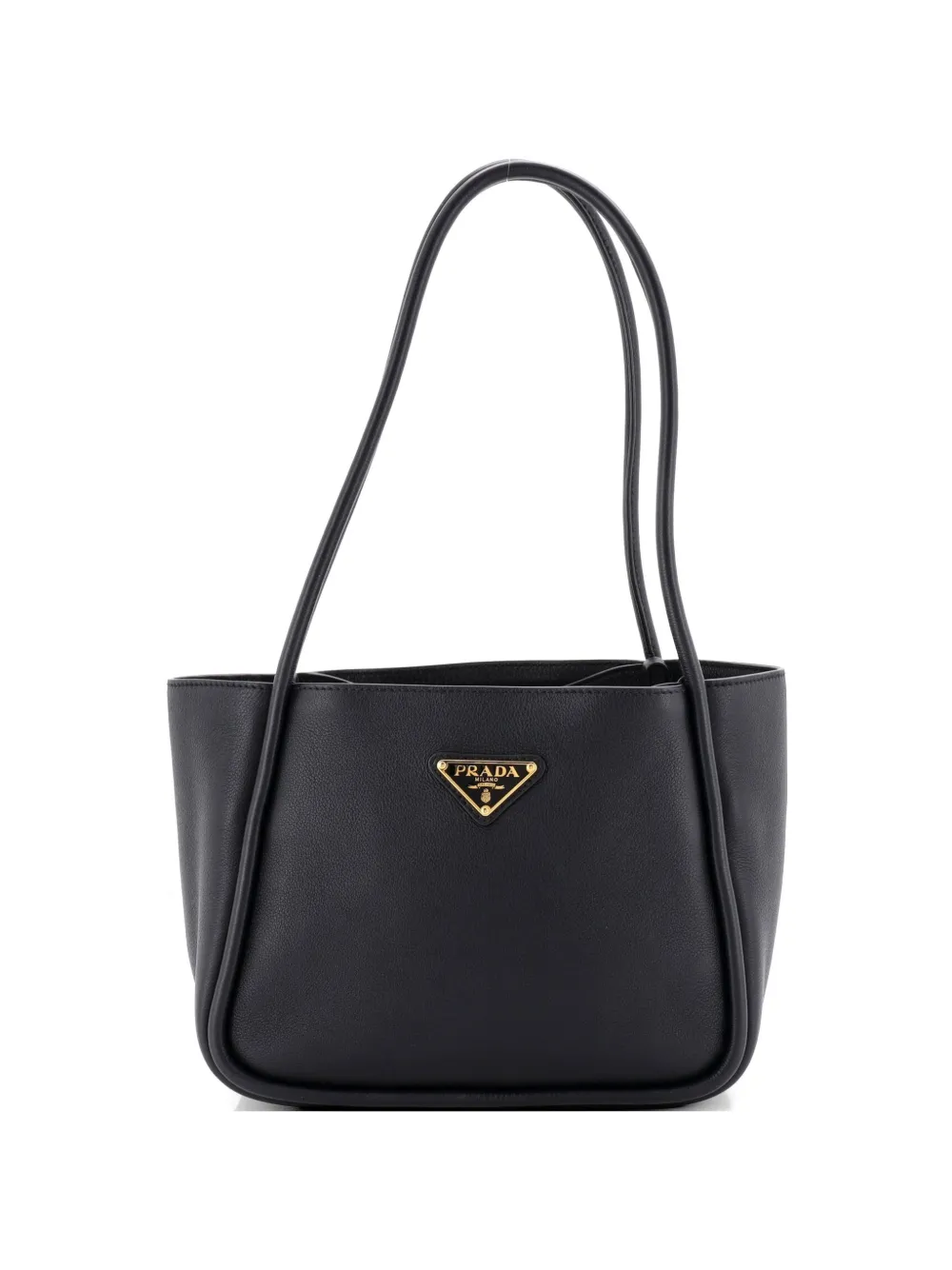 Prada Pre-Owned Soft Grain Leather Mini tote bag - Nero