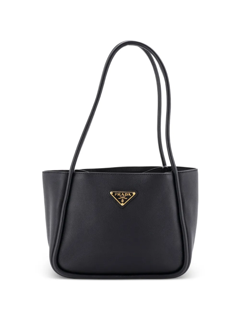 Prada Pre-Owned Soft Grain Leather Mini tote bag - Nero