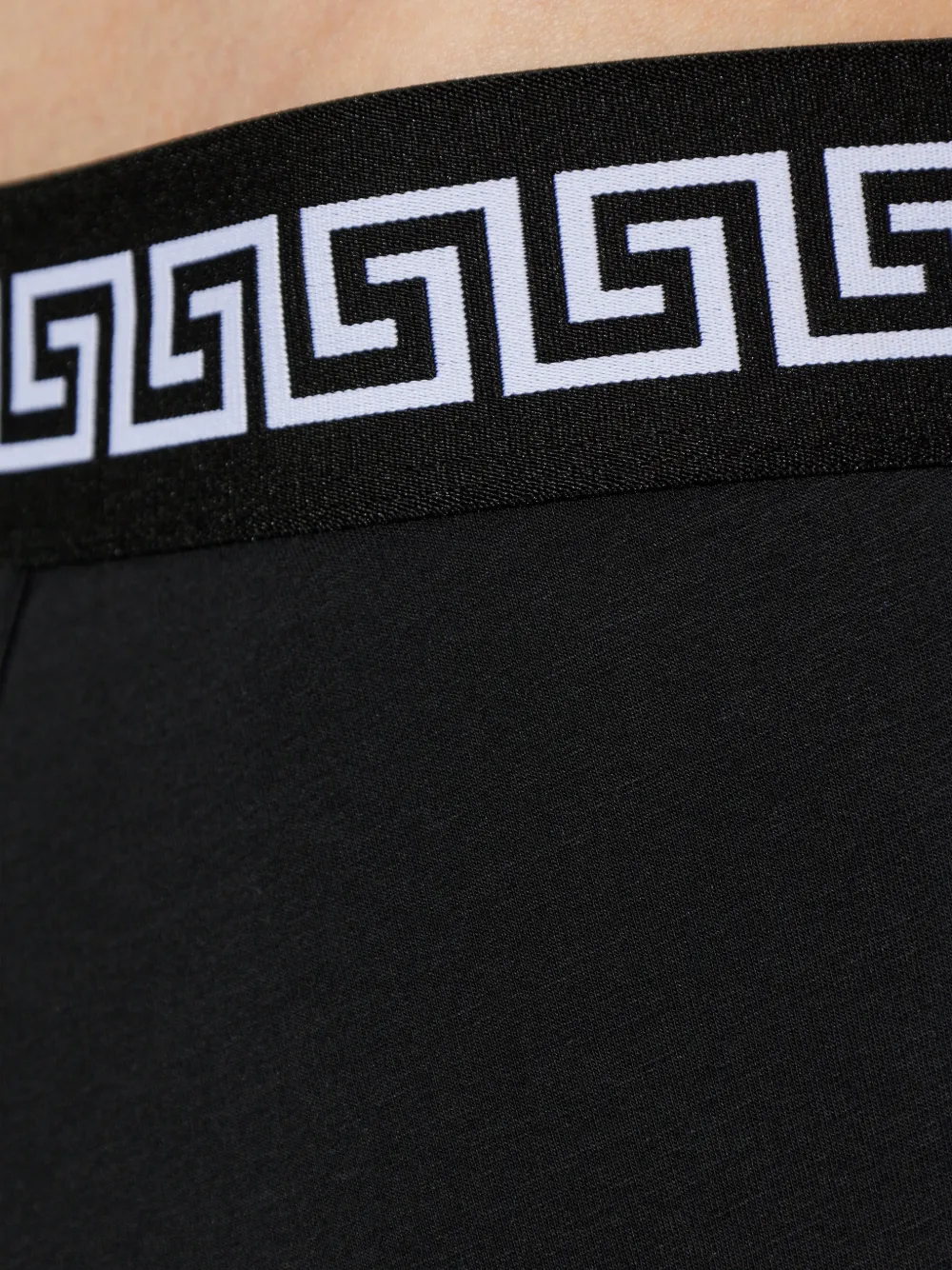 Versace Boxershorts met Medusa-detail Zwart