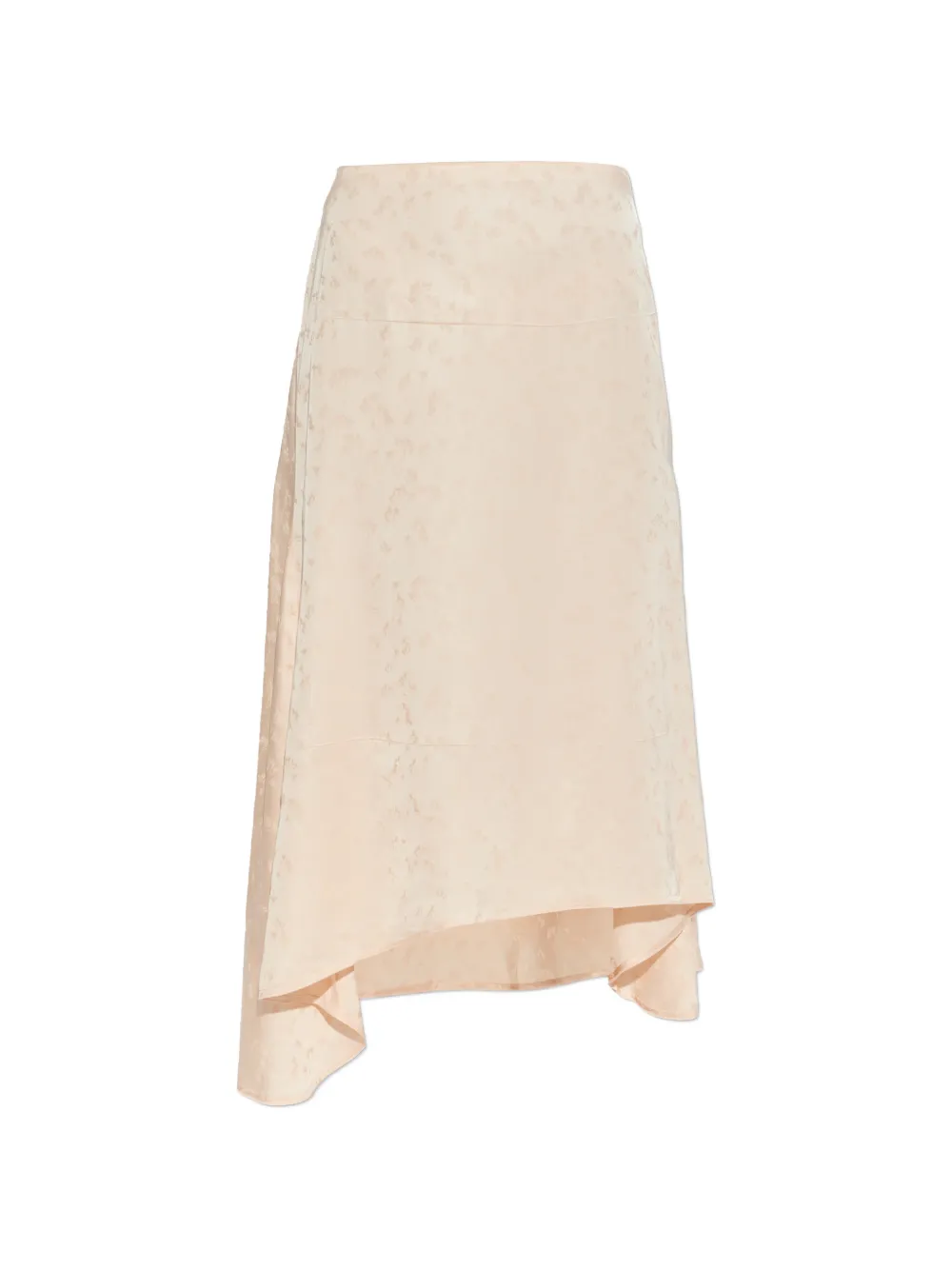 Victoria Beckham asymmetric midi skirt - Toni neutri