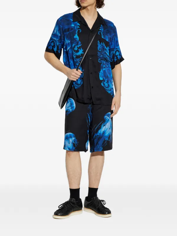 Versace Jeans Couture プリント ショートパンツ | ブラック | FARFETCH JP