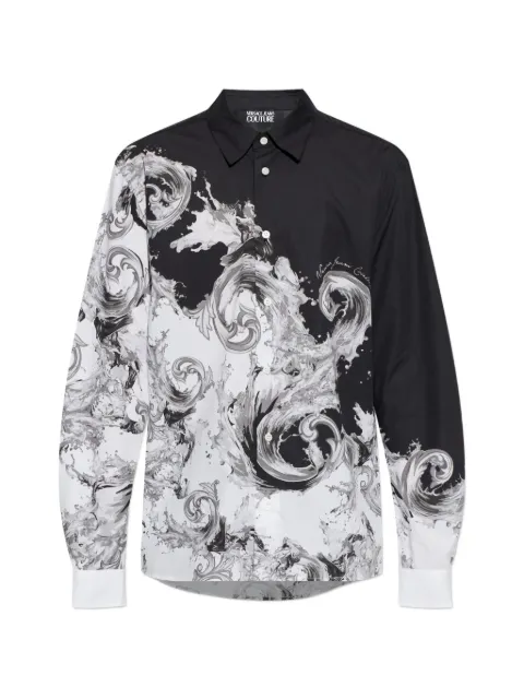 Versace Jeans Couture graphic cotton shirt