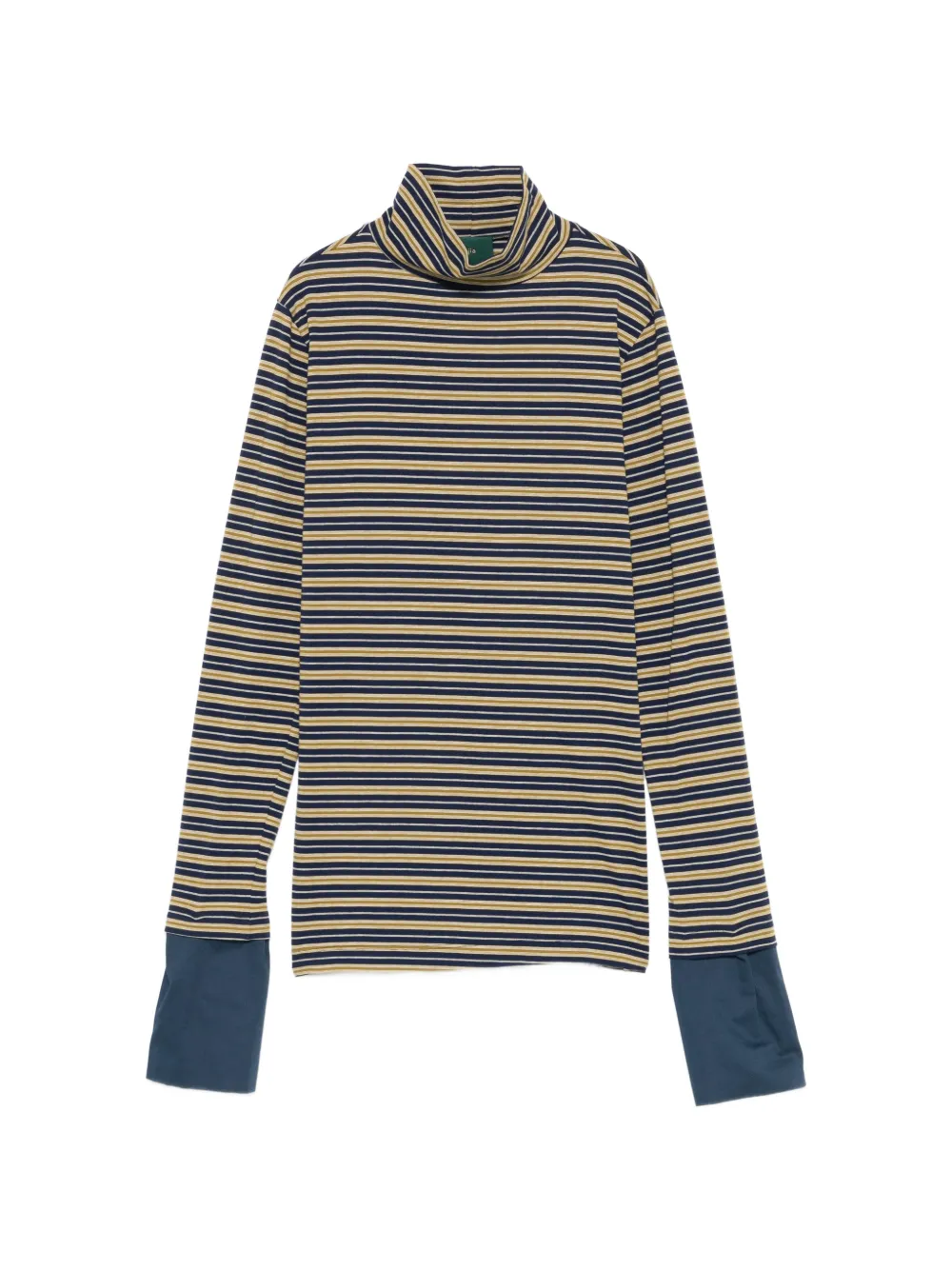 Jejia Gigi striped turtleneck top - Blu