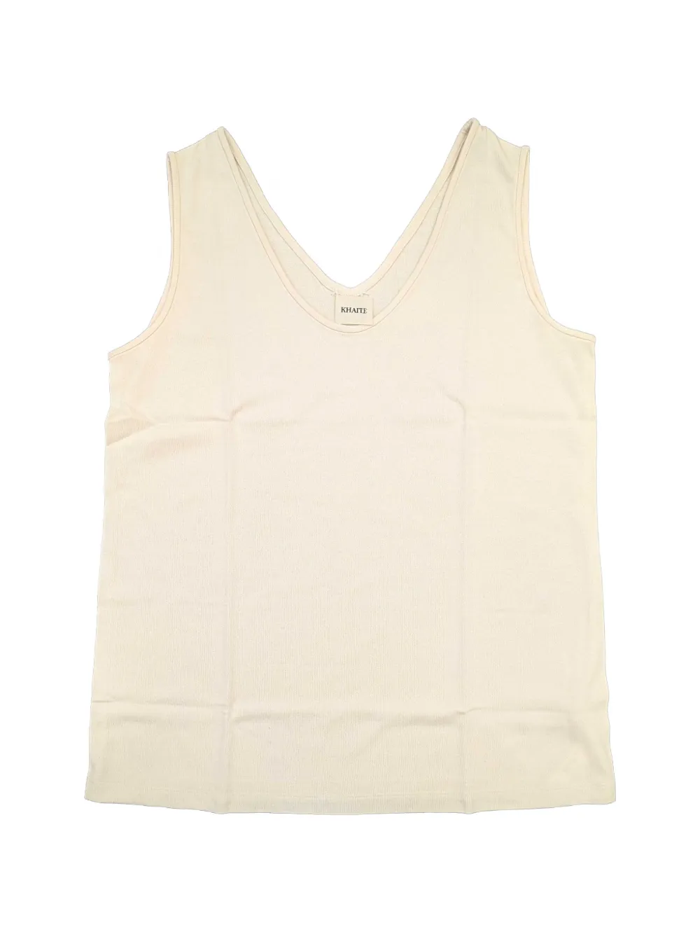 KHAITE V-neck top - Toni neutri