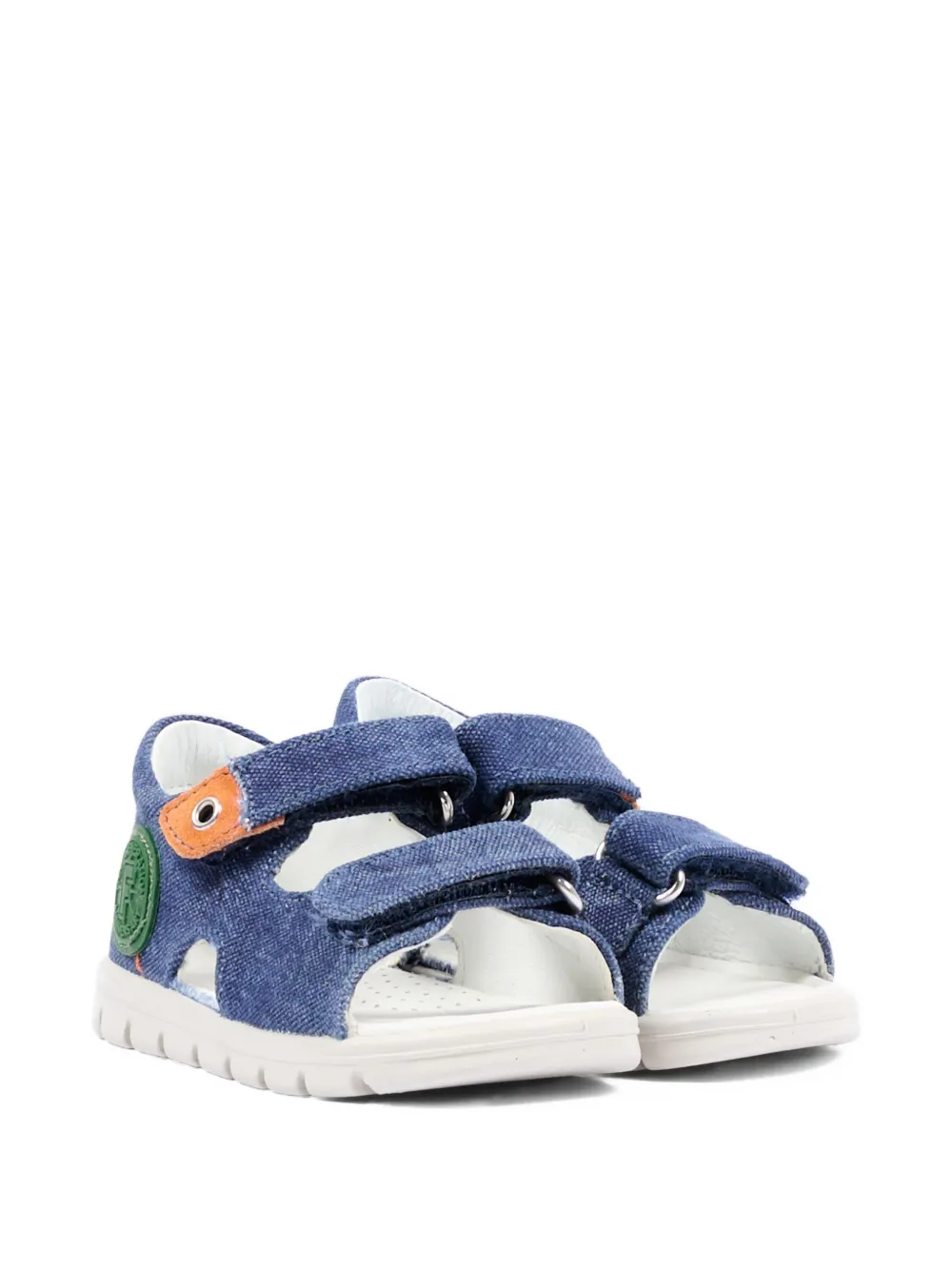 Falcotto Nemo applique strap sandals - Blu