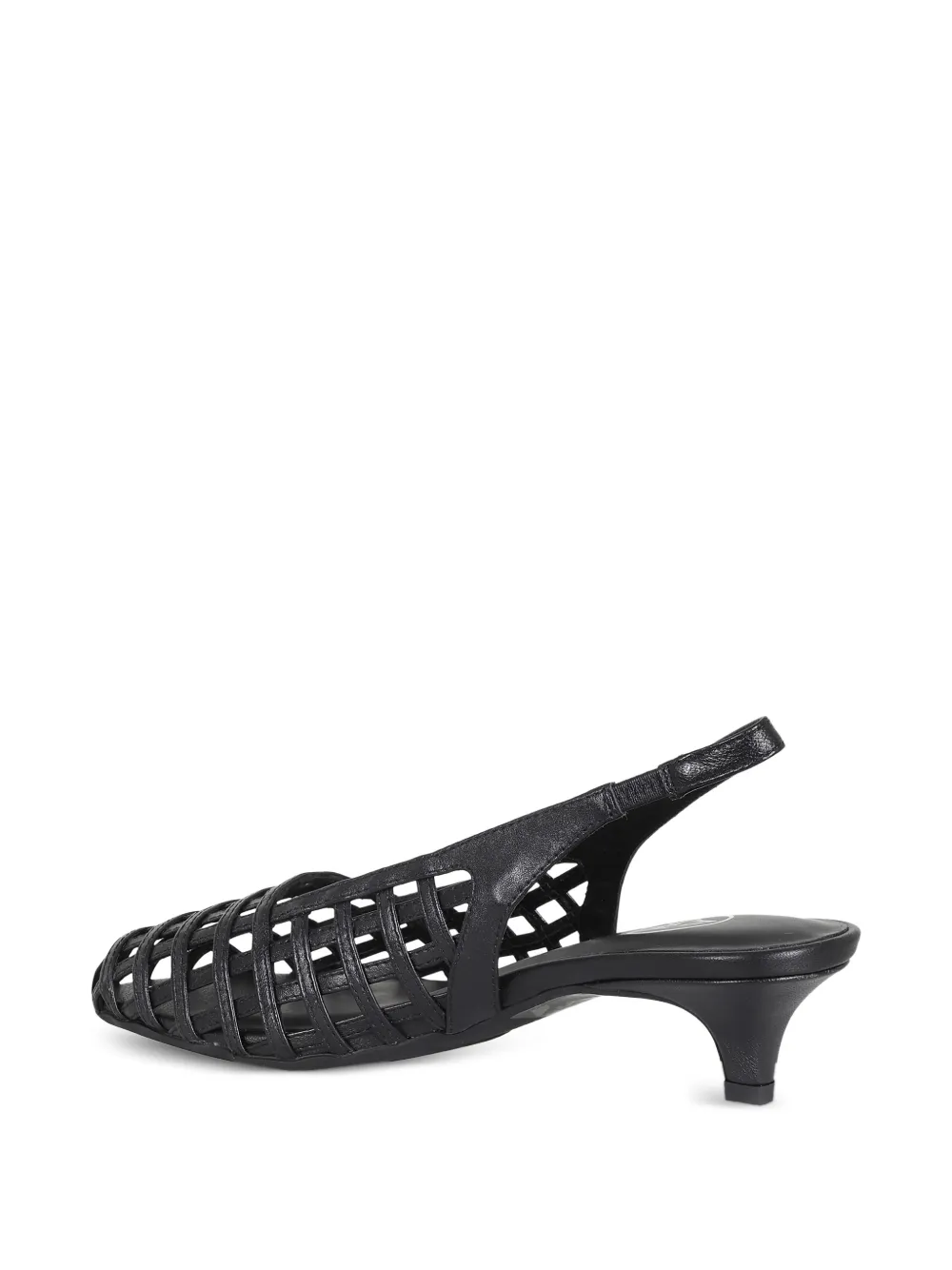 Ash Enji slingback pumps met gekooide constructie Zwart