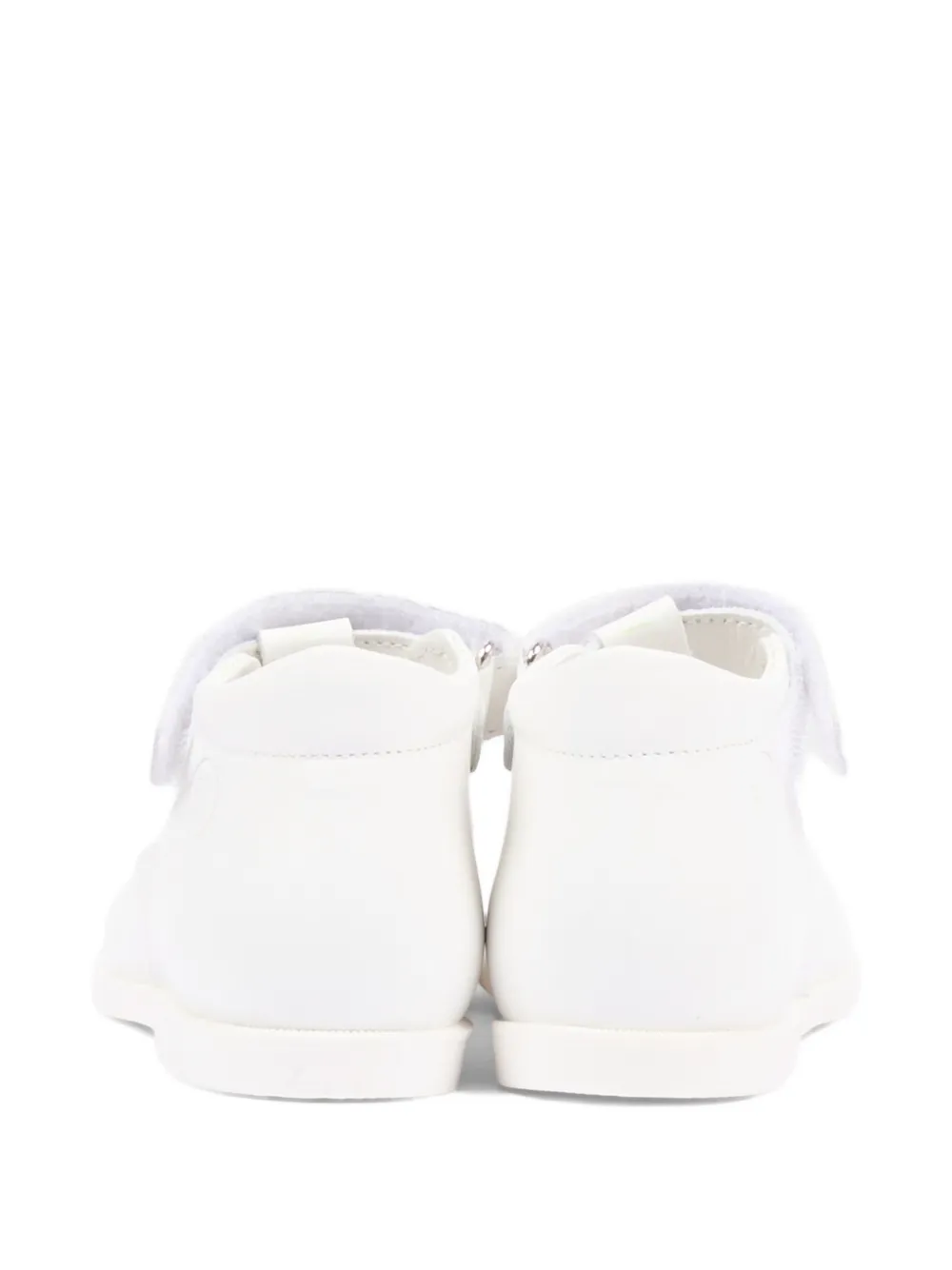 Falcotto Leren sandalen met uitgesneden details en bandje Wit