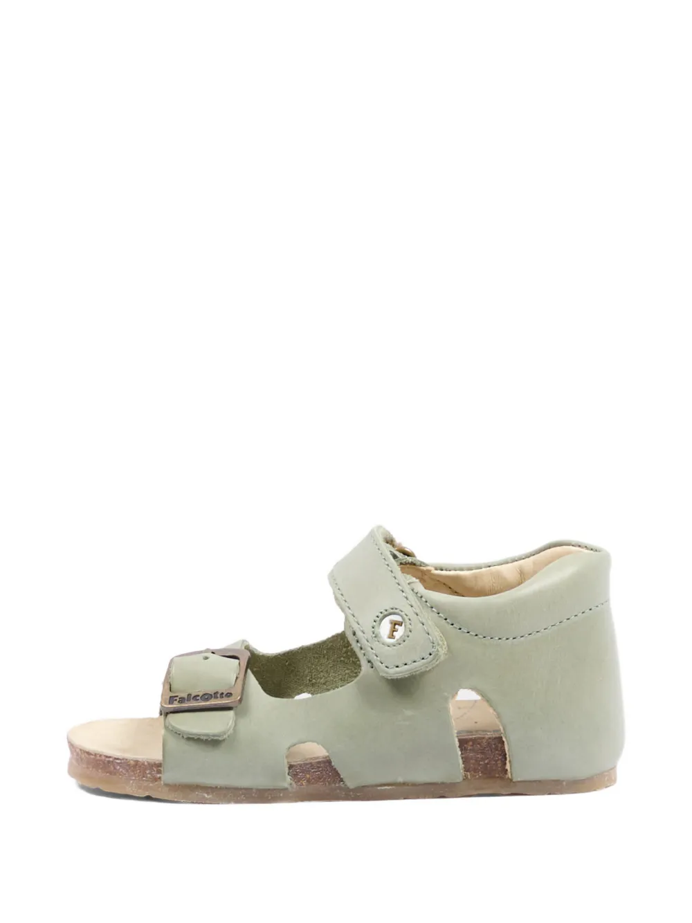 Falcotto Bea buckle strap sandals Groen