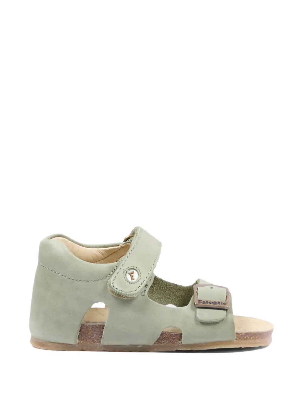 Falcotto Bea buckle strap sandals Groen