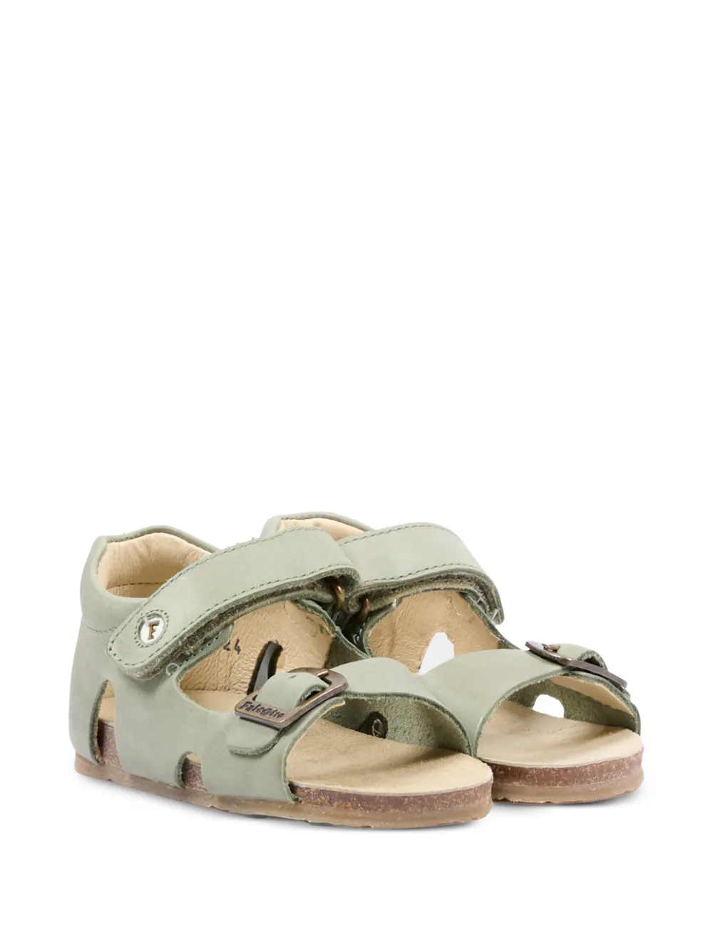 Falcotto Bea buckle strap sandals - Verde