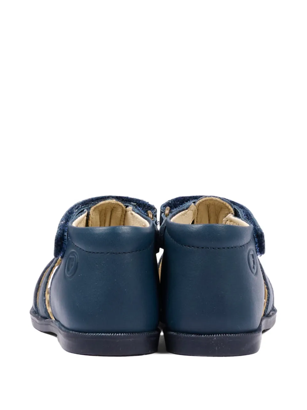 Falcotto Lombok caged strap leather sandals Blauw