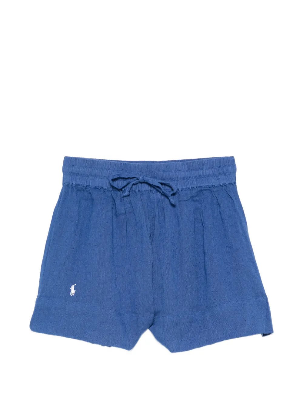 Polo Ralph Lauren logo-embroidered drawstring shorts - Blu