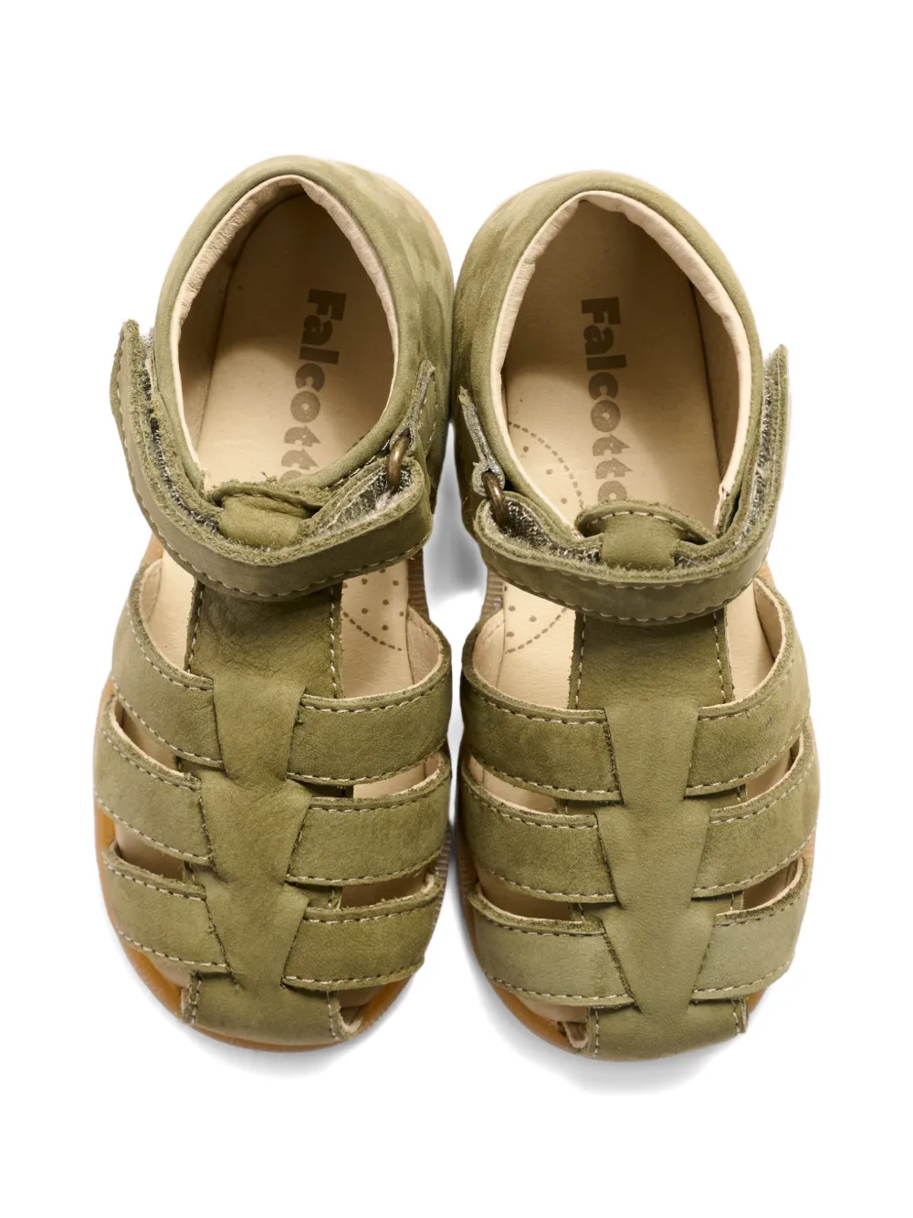 Falcotto Lombok strappy sandals Groen