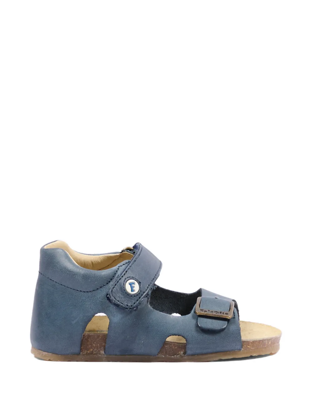 Falcotto Blue Bea buckle strap sandal Blauw