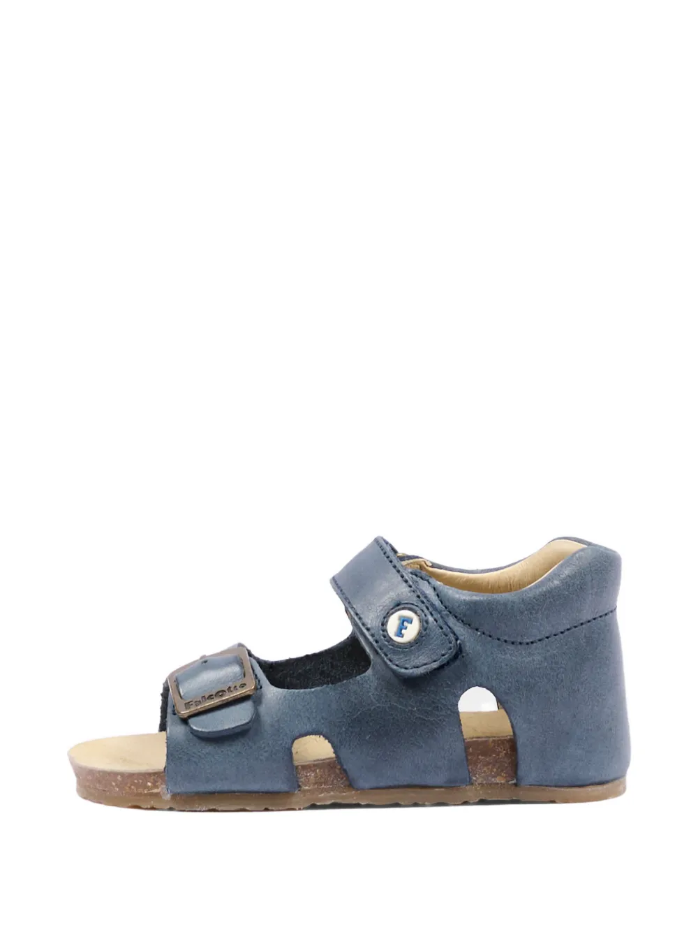 Falcotto Blue Bea buckle strap sandal Blauw