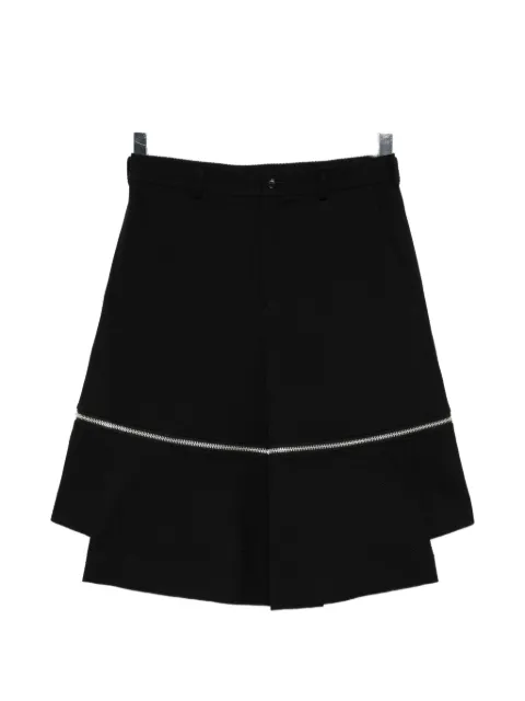 Comme Des Garçons Black zip-detail shorts