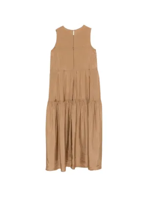 chinese dress ladies White Slub Linen Gabardine Shirt Dress