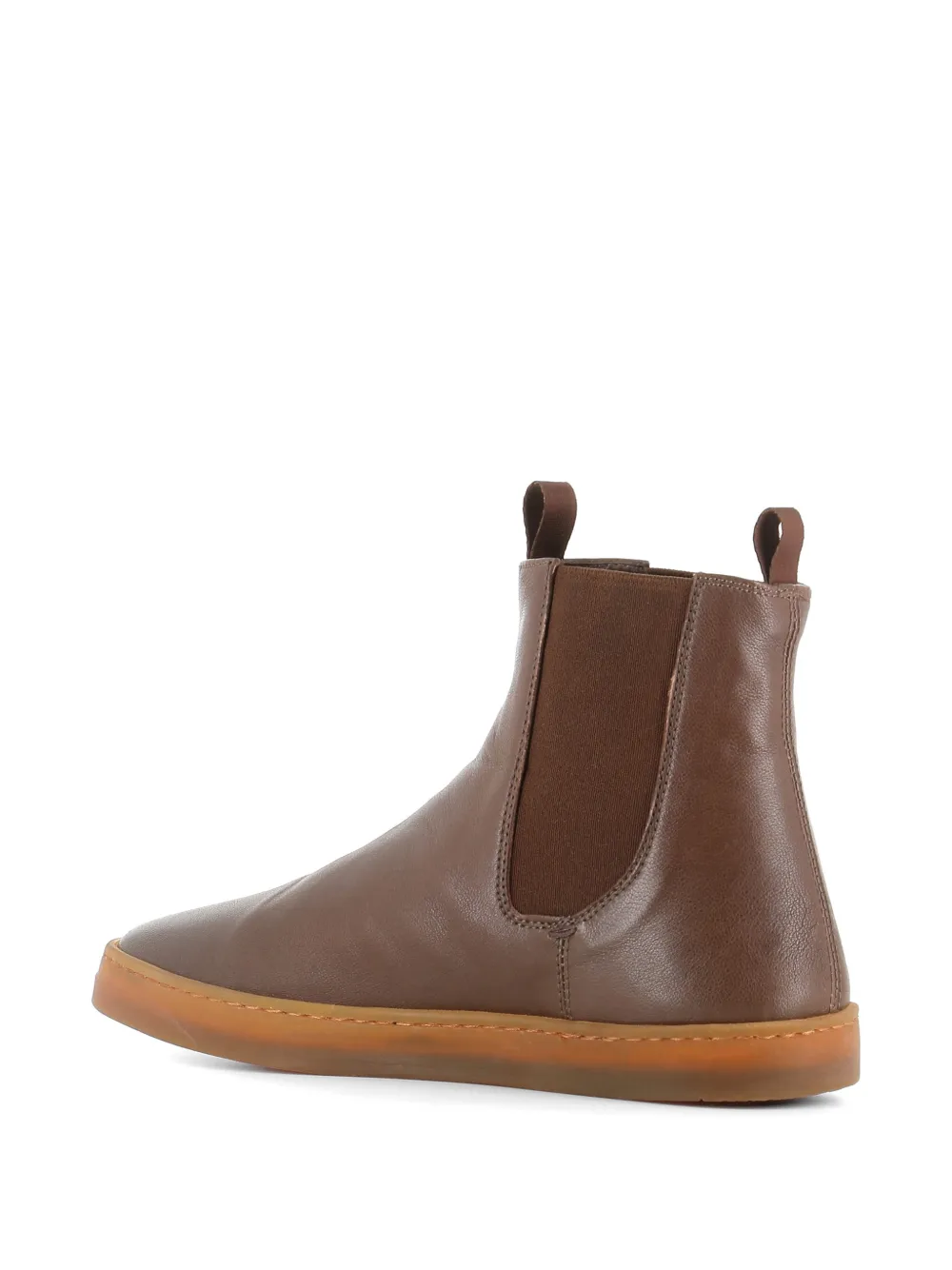 Officine Creative pull-tab leather boots Bruin