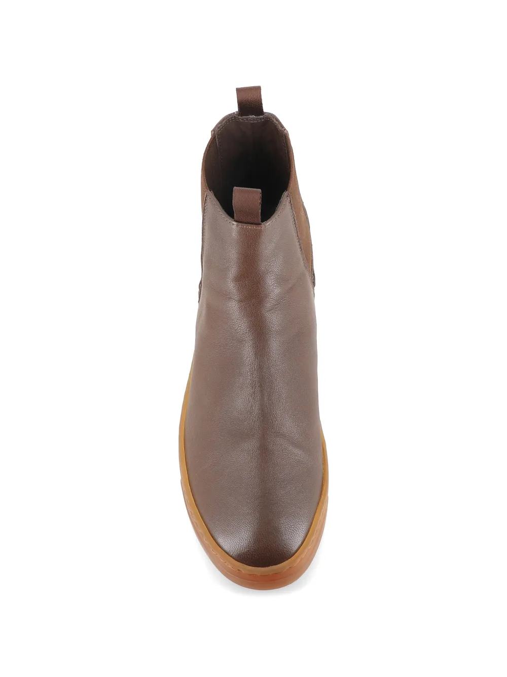 Officine Creative pull-tab leather boots Bruin