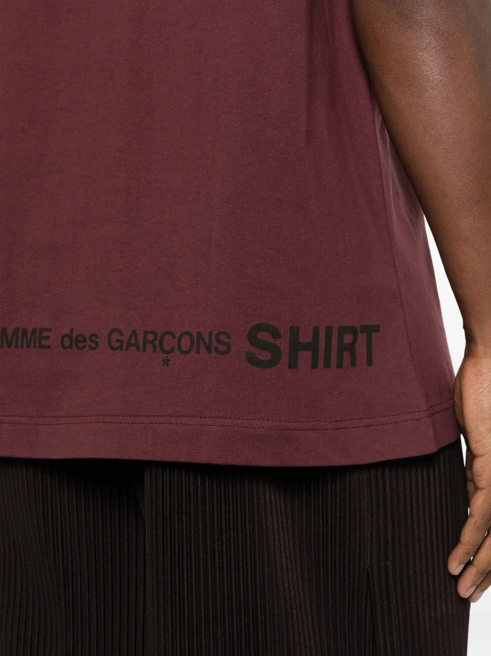 Comme Des Garçons Shirt T-shirt met ronde hals Rood