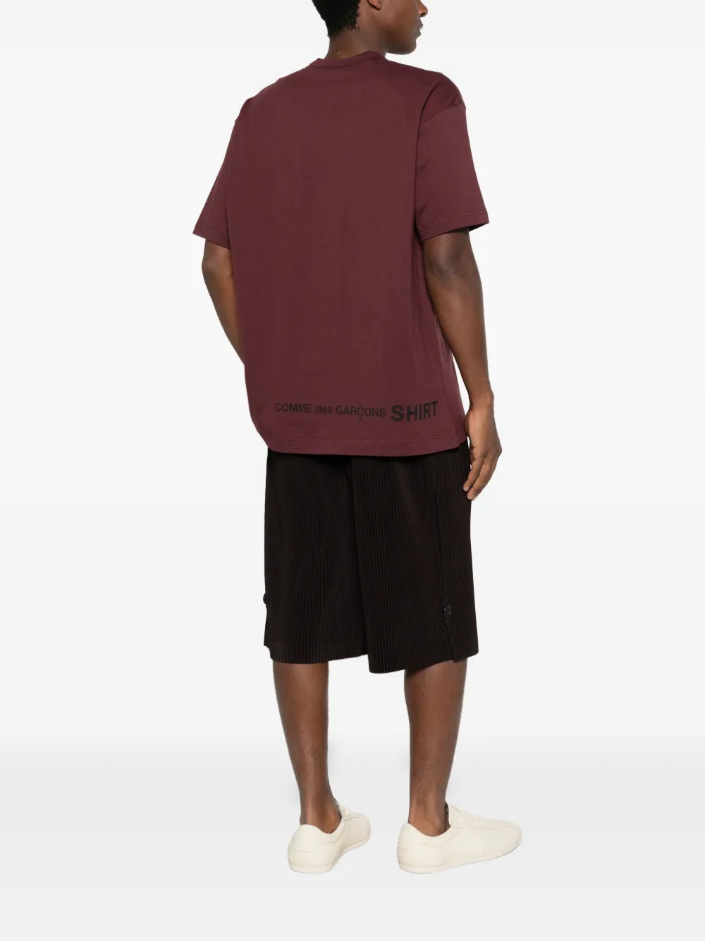 Comme Des Garçons Shirt T-shirt met ronde hals Rood