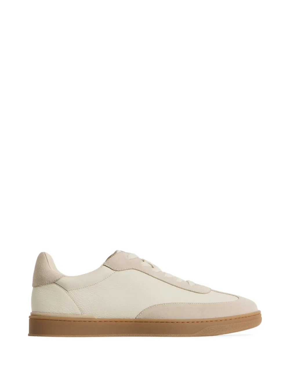 12 STOREEZ Sneakers met vlakken Beige