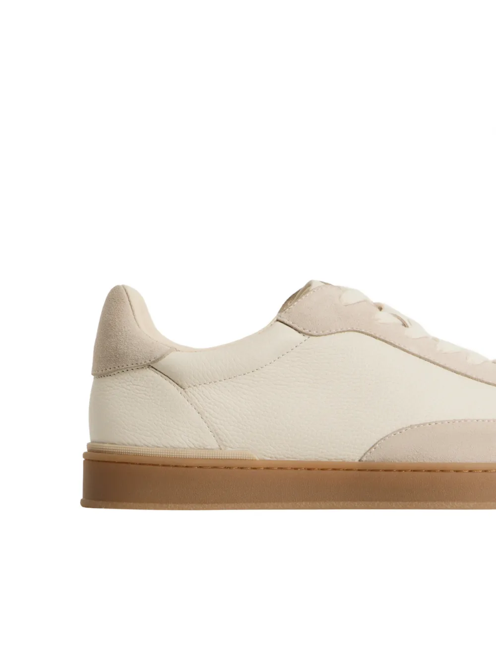 12 STOREEZ Sneakers met vlakken Beige