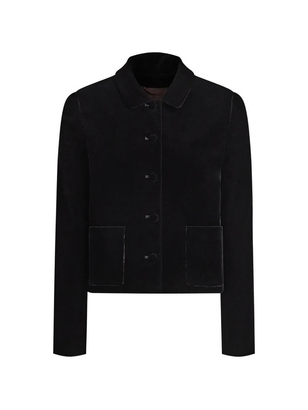 12 STOREEZ Sofia velvet jacket - Nero