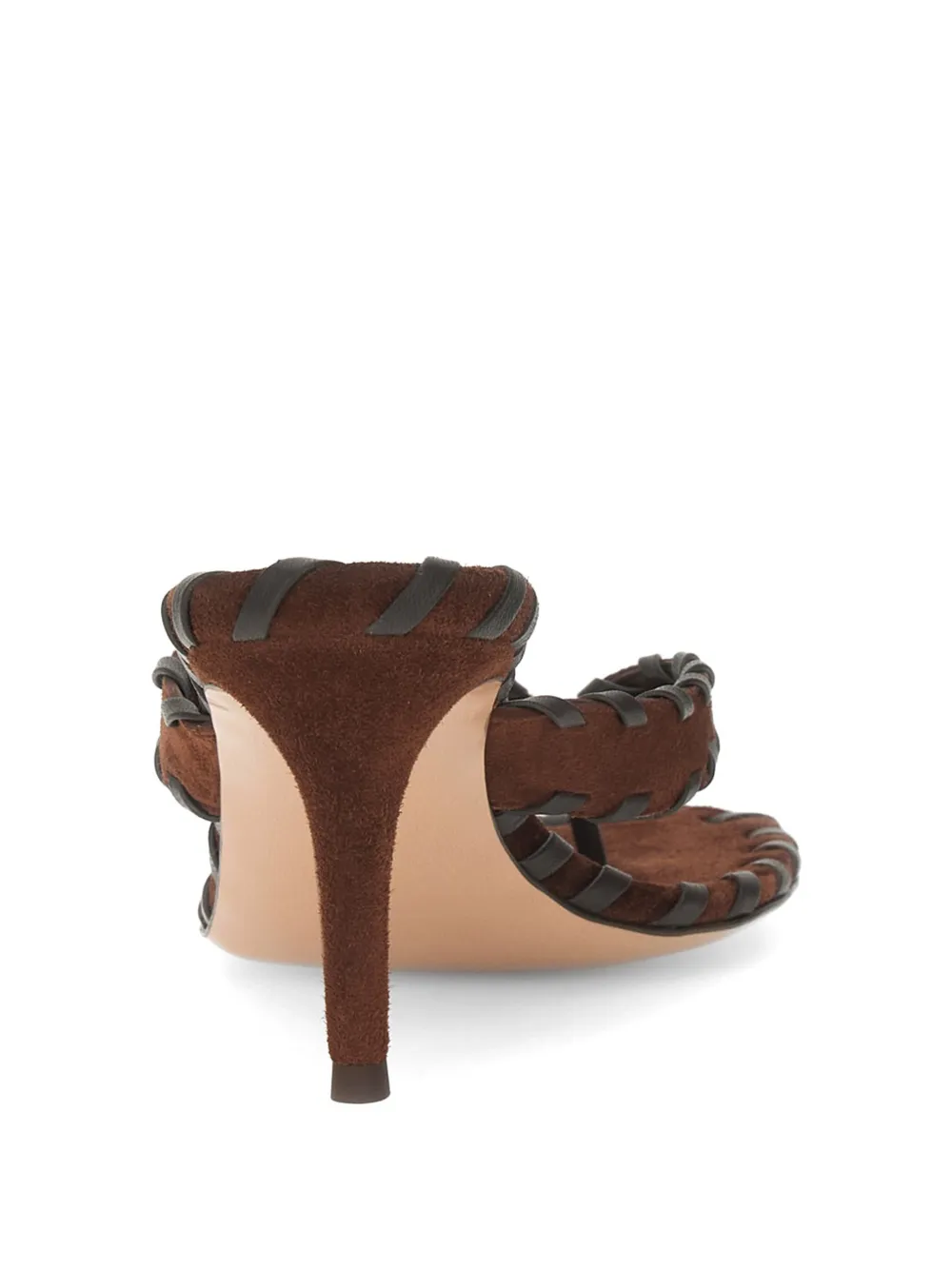 Gianvito Rossi Zaira Thong whipstitch sandals Bruin