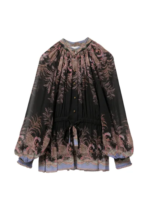 ZIMMERMANN blouse à fleurs imprimées en all over