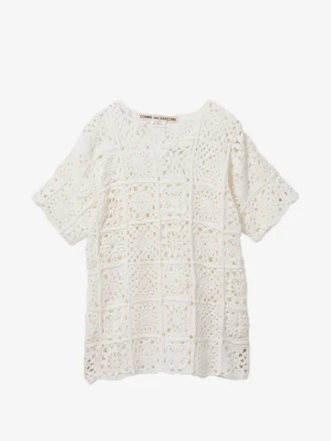 Comme Des Garçons Top con motivo hollow-out
