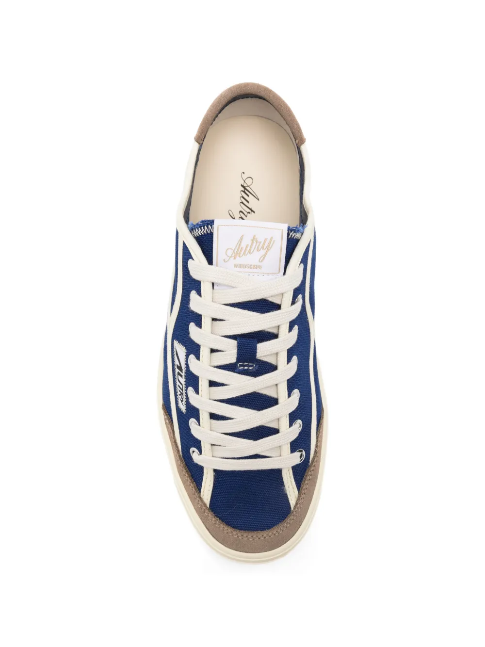 Autry Windscape logo-patch sneakers Blauw