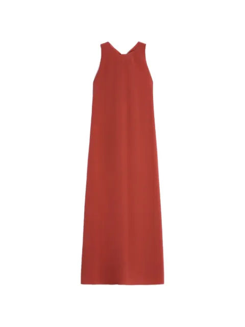 ASPESI tie-back silk maxi dress