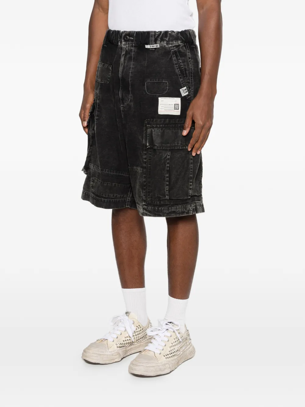 Maison MIHARA YASUHIRO カーゴショーツ | ブラック | FARFETCH JP