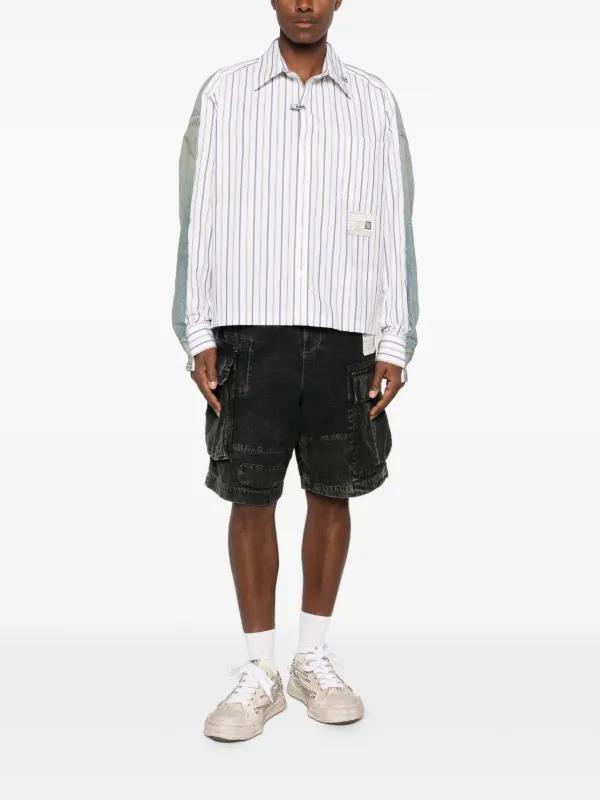 の*る様 Maison Mihara Yasuhiro Cargo shorts Maison MIHARA YASUHIRO Cargo Shorts | Black | FARFETCH RO
