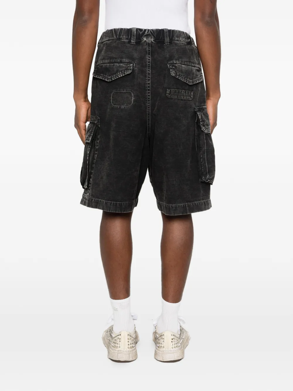 Maison MIHARA YASUHIRO Cargo shorts Zwart