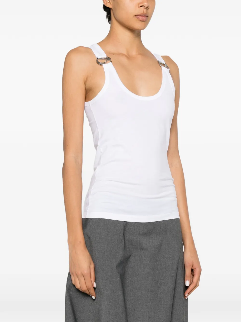  Coperni Top Sin Mangas - Blanco 