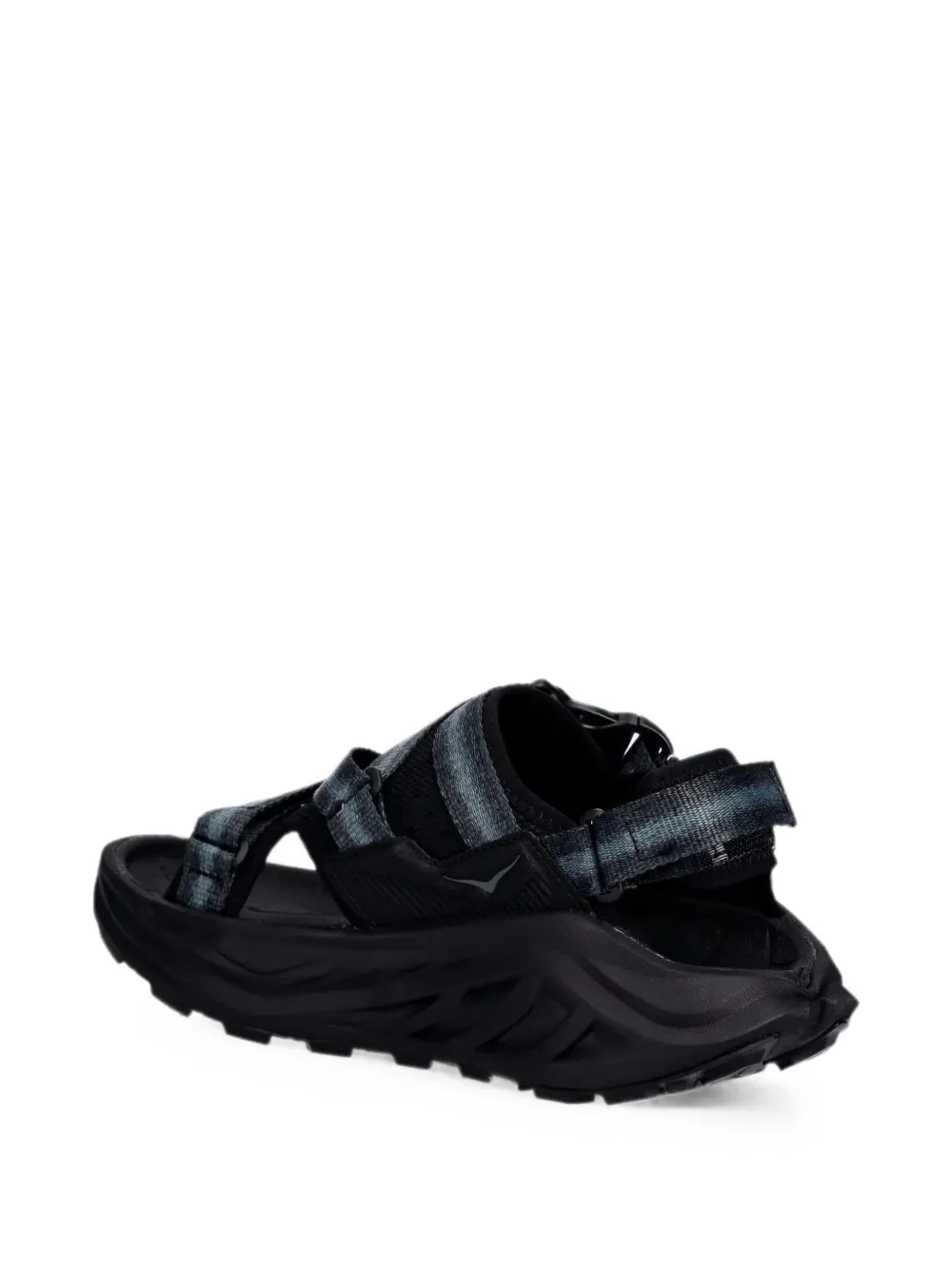 HOKA Infini Hike TC sandalen met klittenband en gespsluiting Zwart