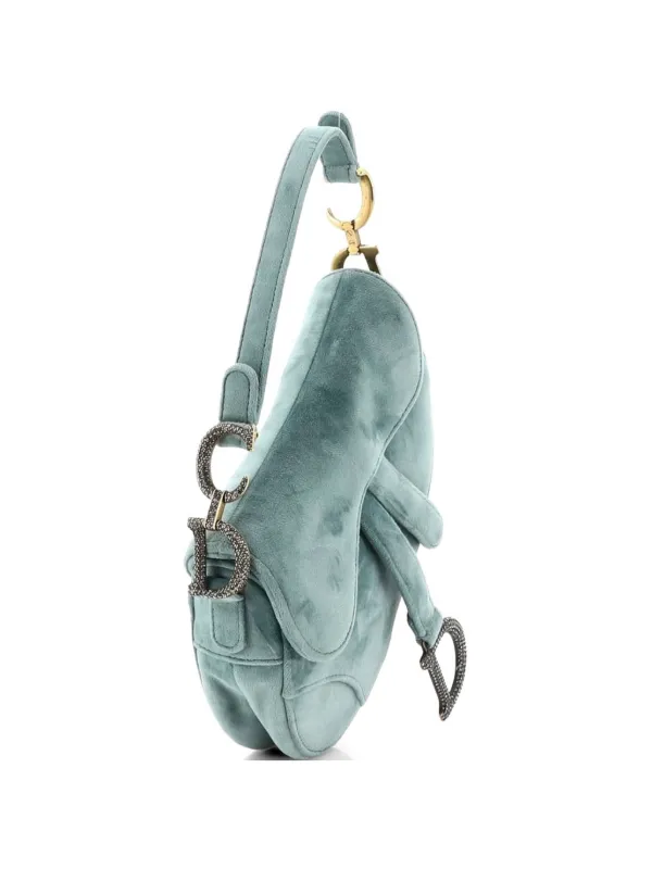 Christian Dior Pre-Owned サドル ハンドバッグ ベルベット ウィズ 