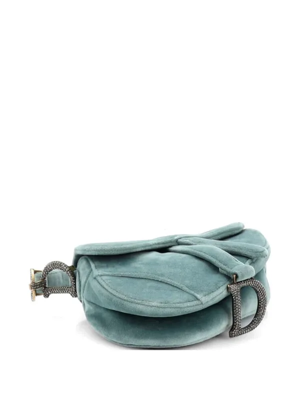 Christian Dior Pre-Owned サドル ハンドバッグ ベルベット ウィズ 
