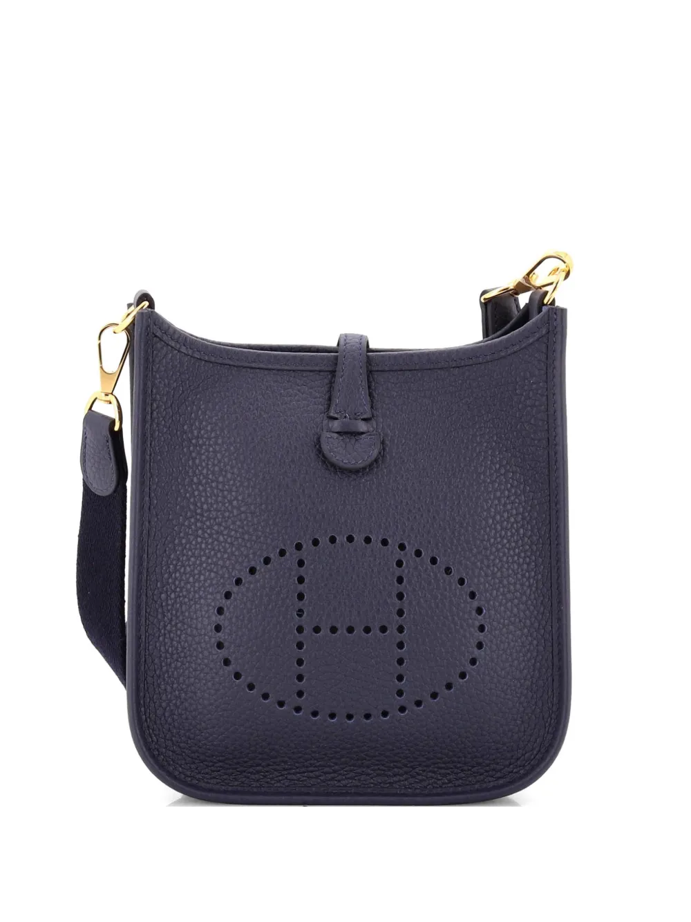 Hermès Pre-Owned Evelyne Bag Gen III Clemence TPM crossbody bag - Blu