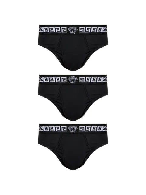 Versace medusa-graphic briefs (set of three)
