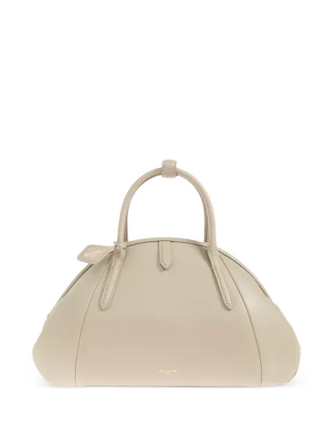 Alaïa top-handle leather tote bag