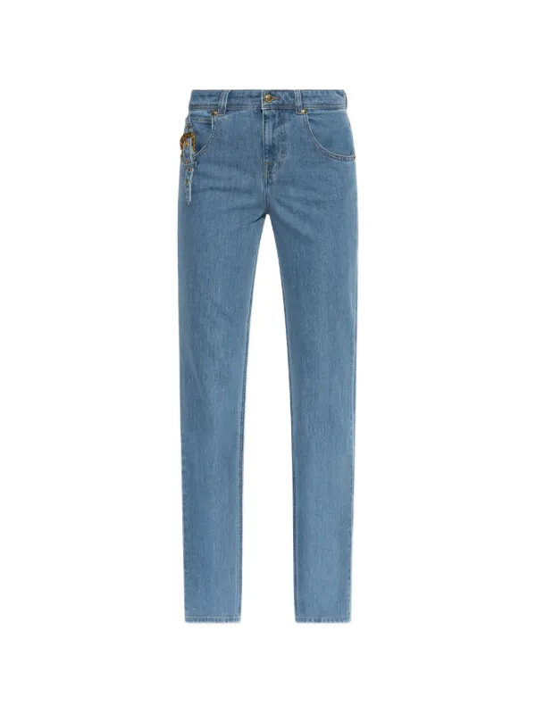 Versace Jeans Couture スリムジーンズ | ブルー | FARFETCH JP